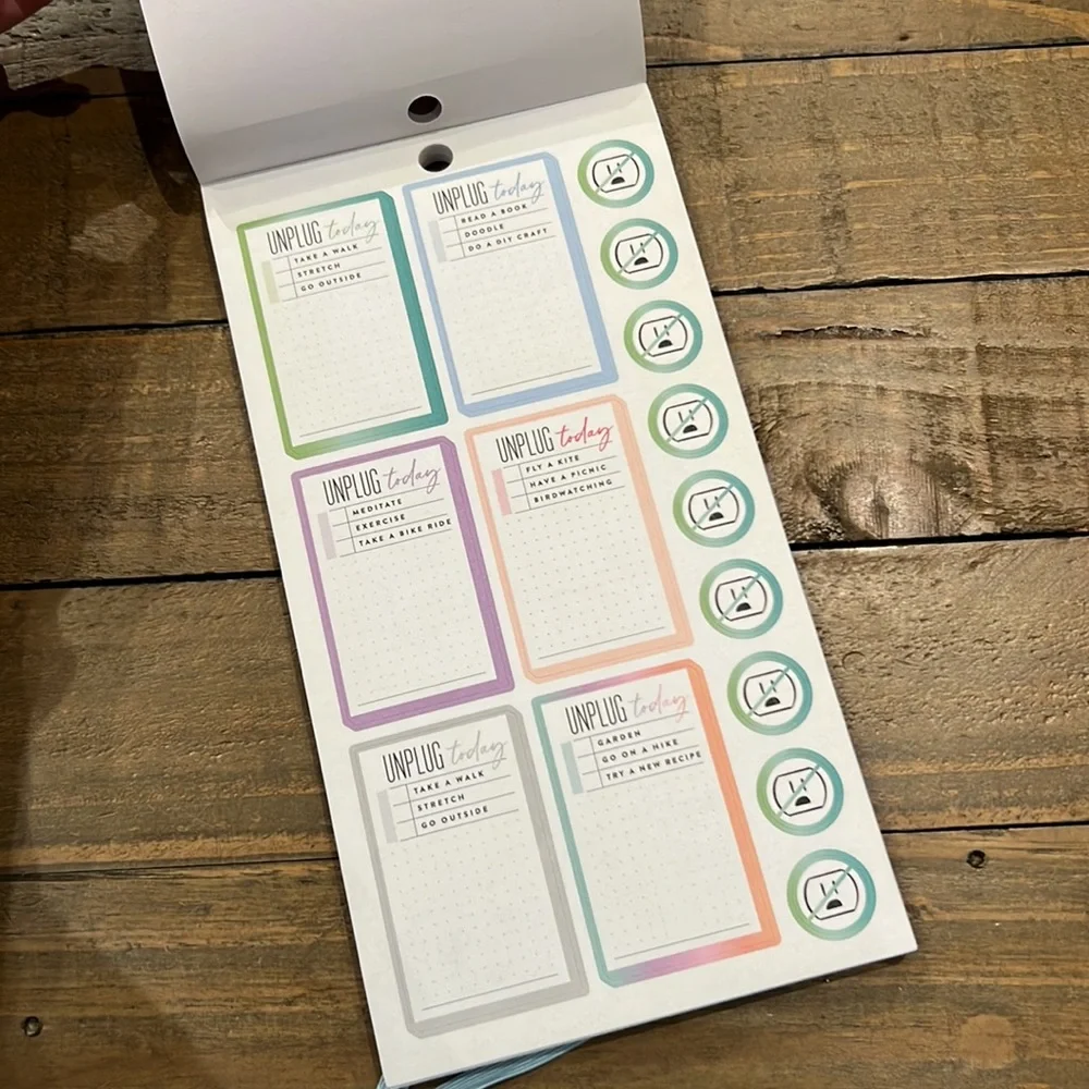 The Happy Planner Digital Detox sticker sheets